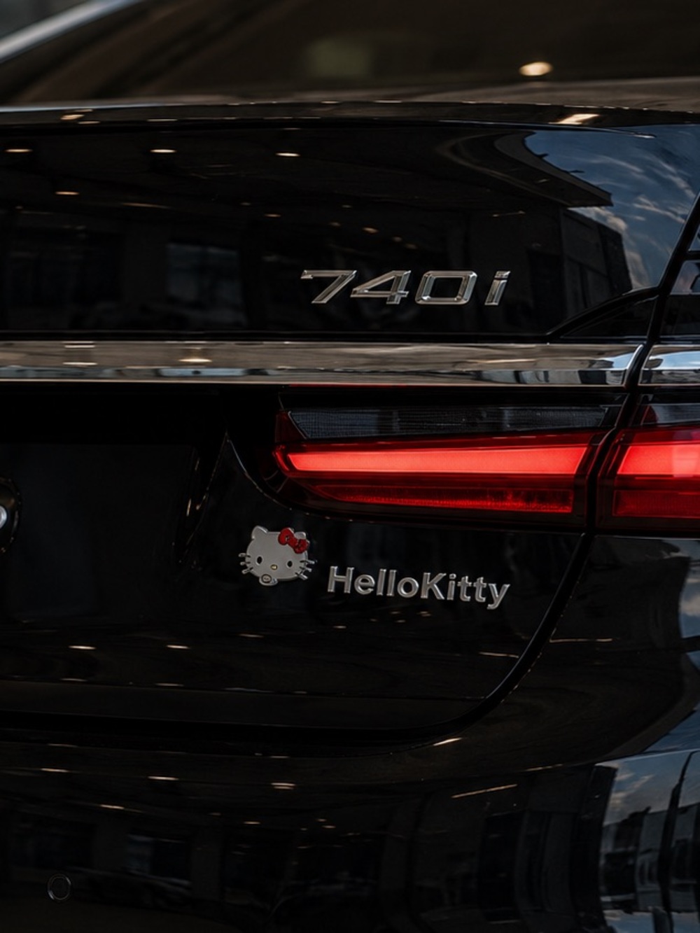 Hello Kitty 3D Metal Car Emblem Decal Stainless Steel NWT